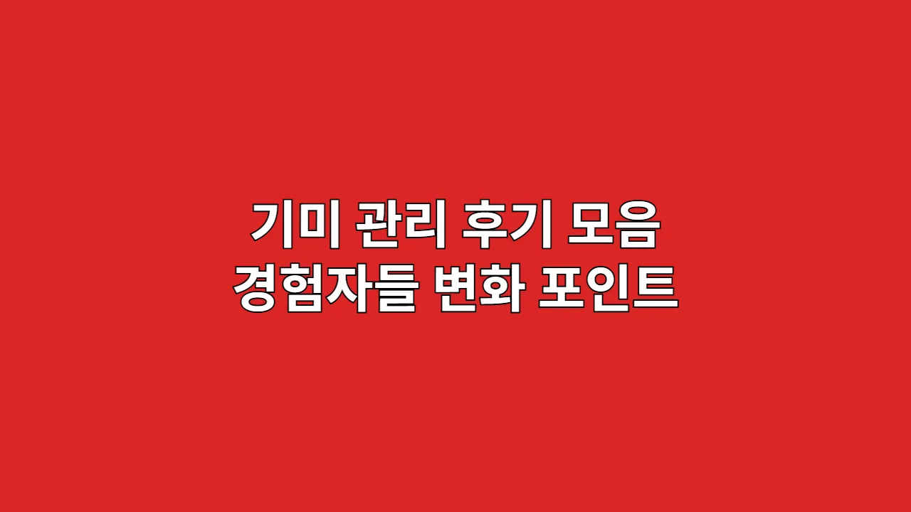 기미 관리 후기 모음 경험자들 변화 포인트