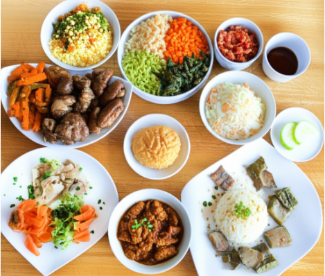 몽골 아파트 식사