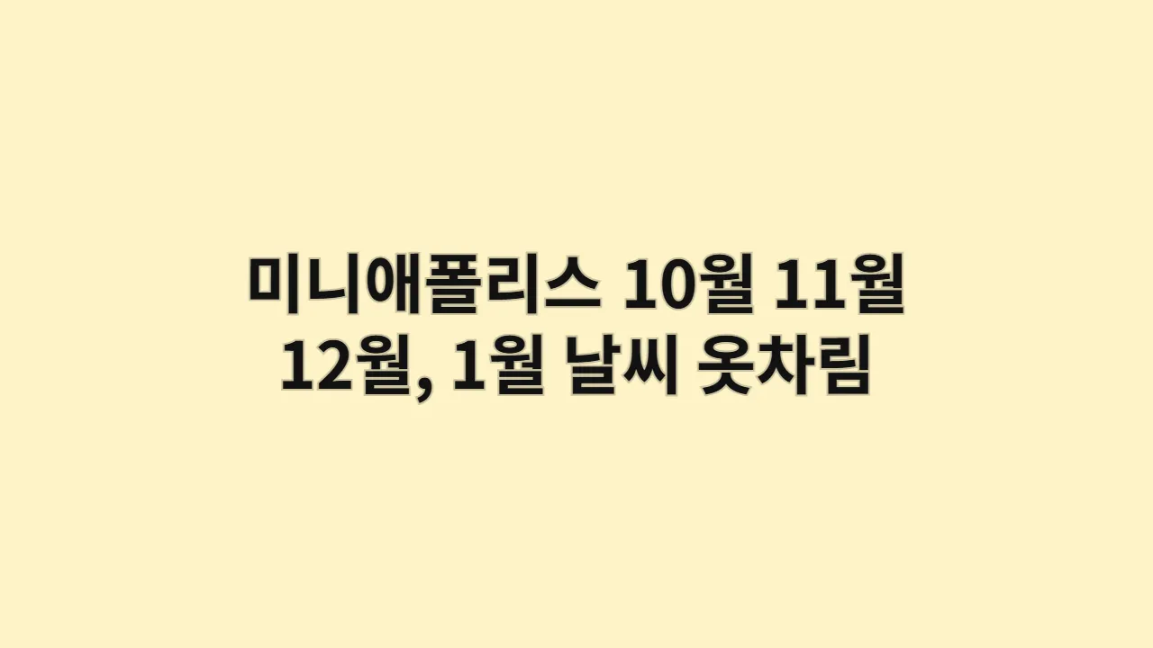 몰 오브 아메리카 10월, 11월, 12월, 1월 미니애폴리스 날씨와 옷차림 (가성비 쇼핑 공략)