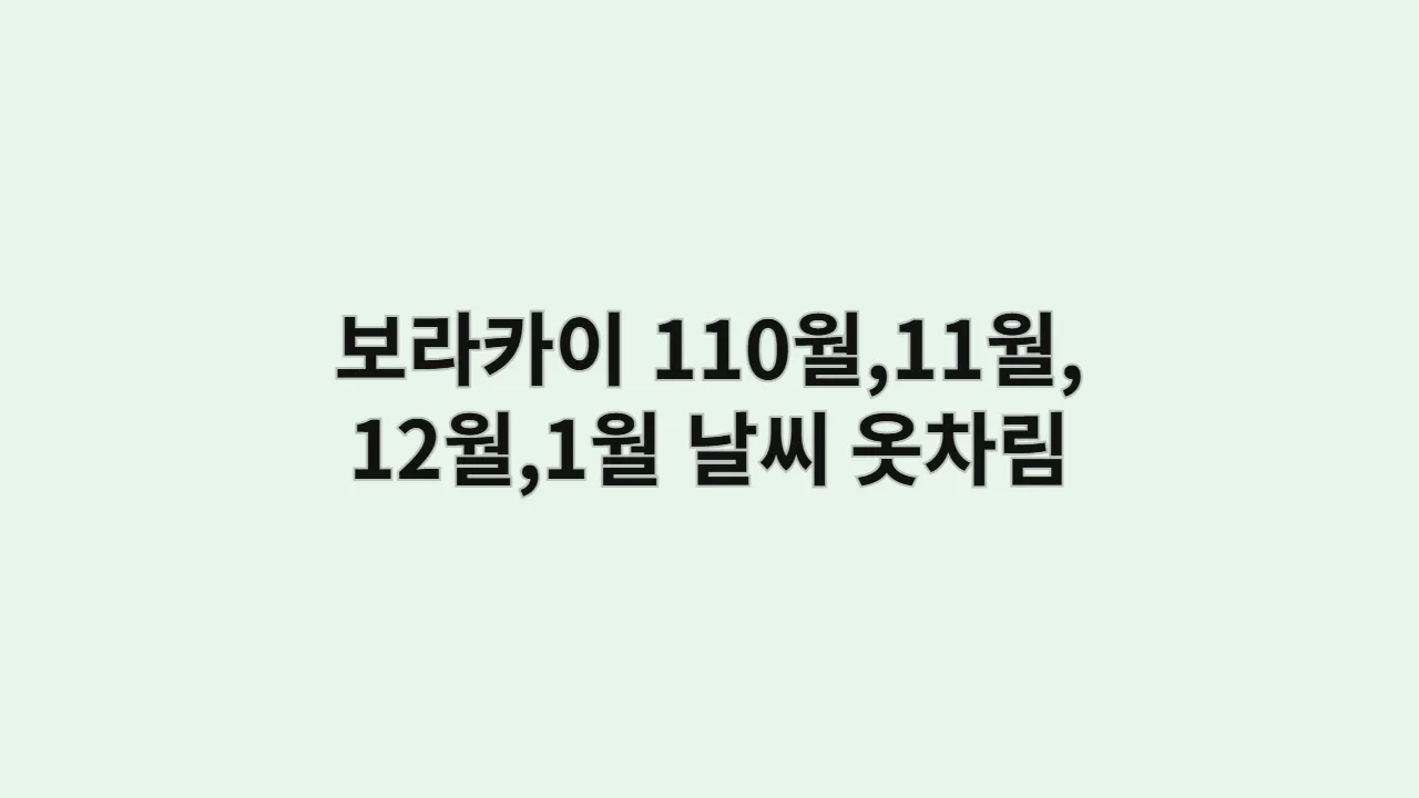 보라카이110월11월12월1