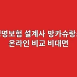 생명보험 가입 채널: 설계사 vs 방카슈랑스 vs 온라인 비교, 비대면 가입 시 놓치기 쉬운 함정은? (CM채널 후기)