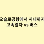 우리 둘의 첫 노르웨이, 오슬로공항에서 시내까지 이동 로맨틱 가이드
