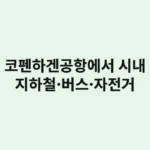 코펜하겐 공항 탈출! 모험가를 위한 최단 루트 공략집