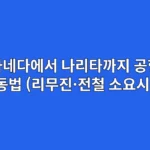 하네다에서 나리타까지 공항 간 이동법 (리무진·전철 소요시간)