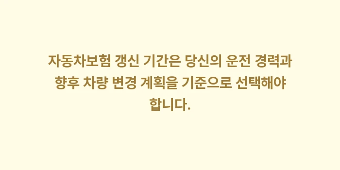 자동차보험 갱신 기간: 자동차보험 갱신 기간은 당신... (1)