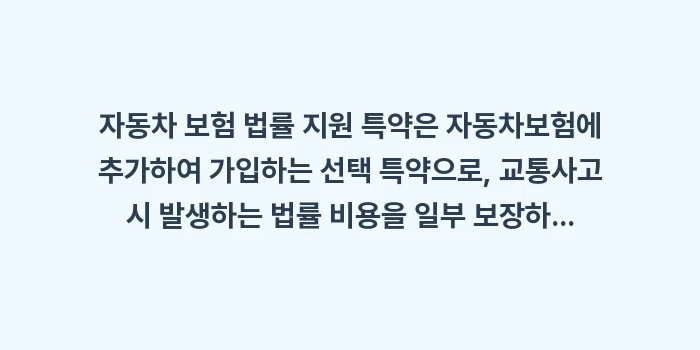 자동차 보험 법률 지원 특약: 자동차 보험 법률 지원 특약... (1)