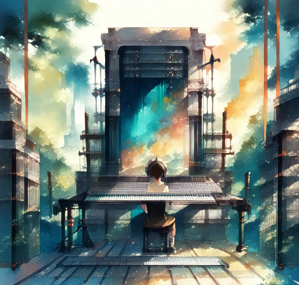 composer leejunyoung profile panoramic view of a darktoned 1
