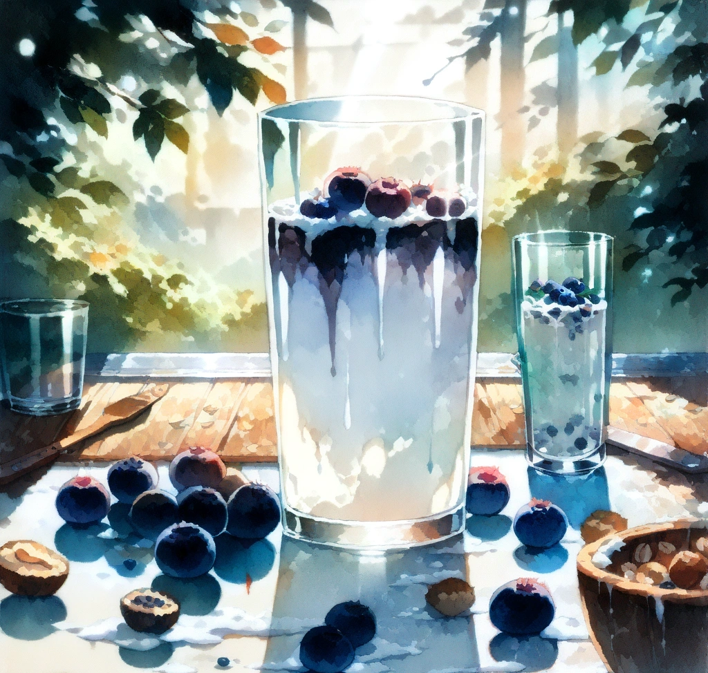 liquid calcium magnesium absorption on the kitchen table with 1