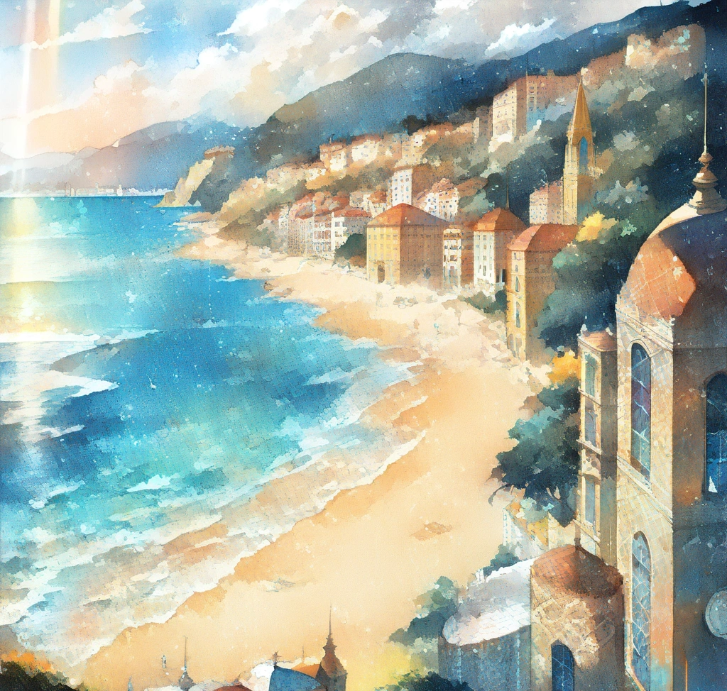 san sebastian summer weather guide a peaceful scene with summer 1