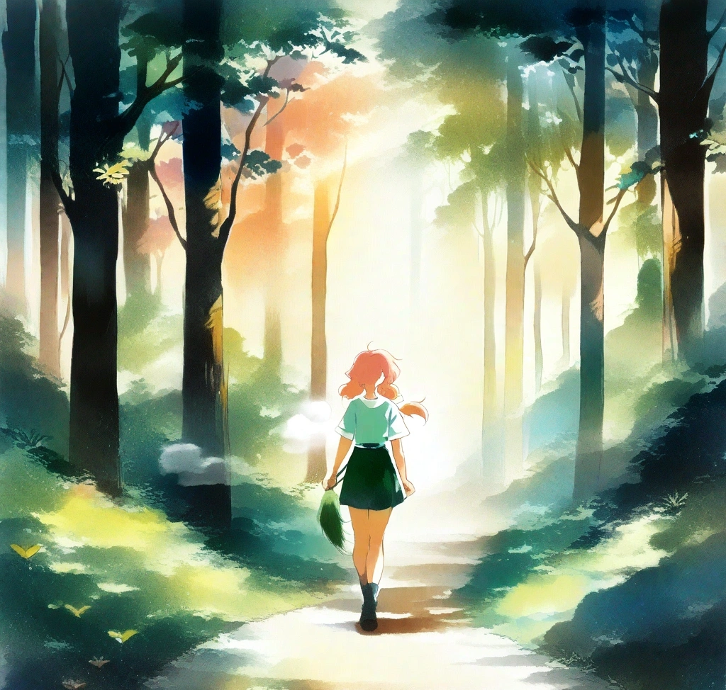 나는 솔로 31기 순자 틱 장애 고백 나이 학력 고향 프로필: 솔로나라 이후 응원받는 웰니스 일상 - 순자가 평화로운 숲길을 산책하며 맑은 공기를 들이마시는 모습과 함께 그녀의 긍정적인 라이프스타일을 상징하는 푸른 잎사귀들이 어우러진 이미지