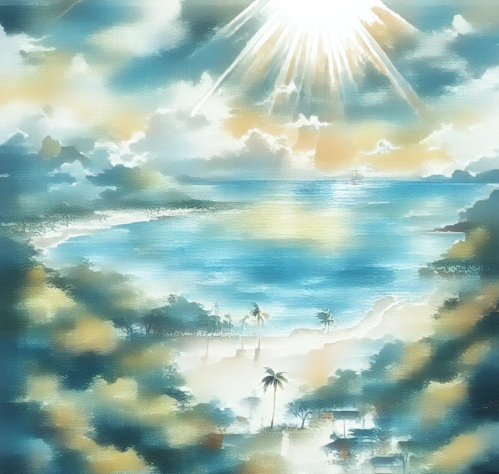 what prepare your a beach view showing the 1