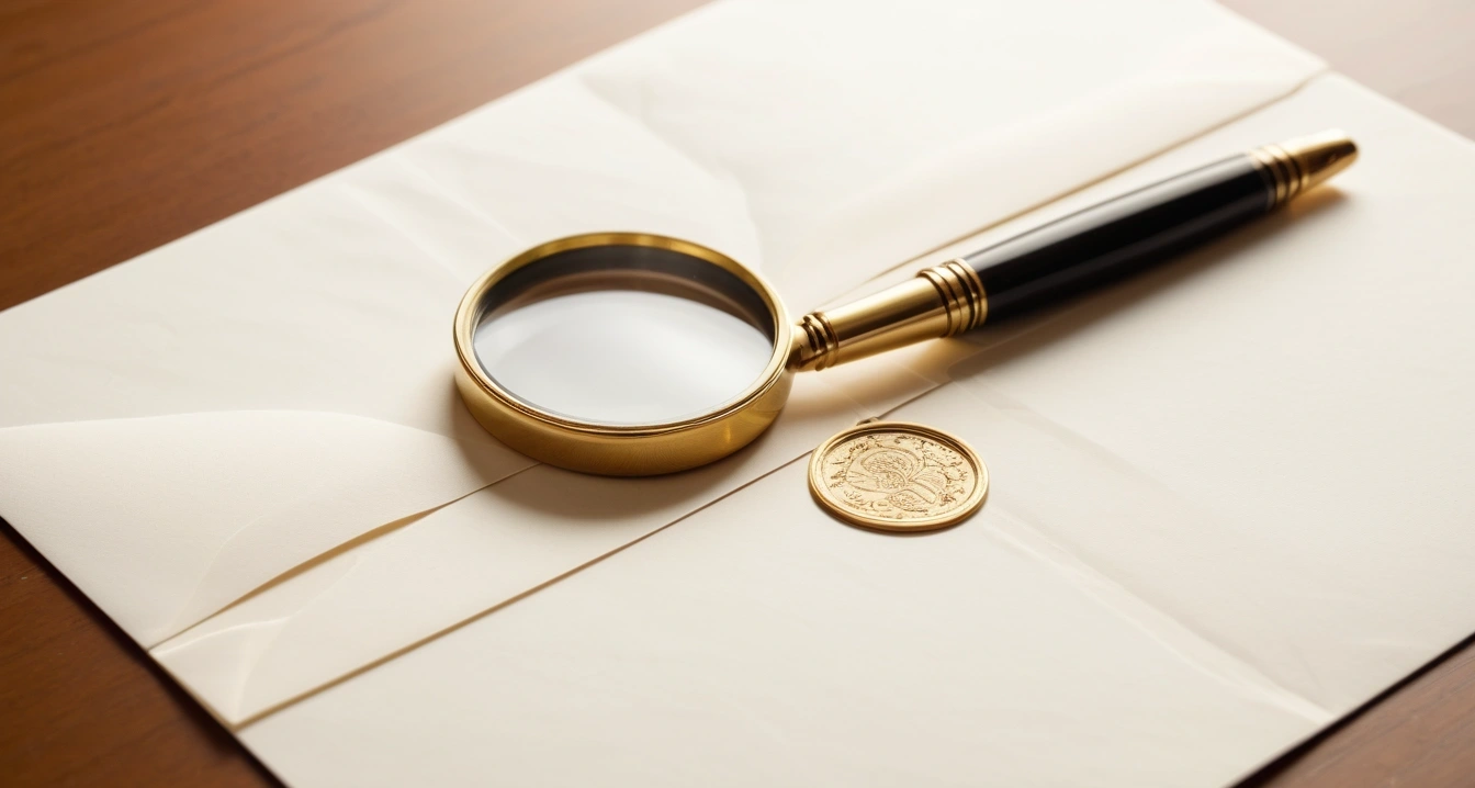 concept of a vintage brass fountain pen 1