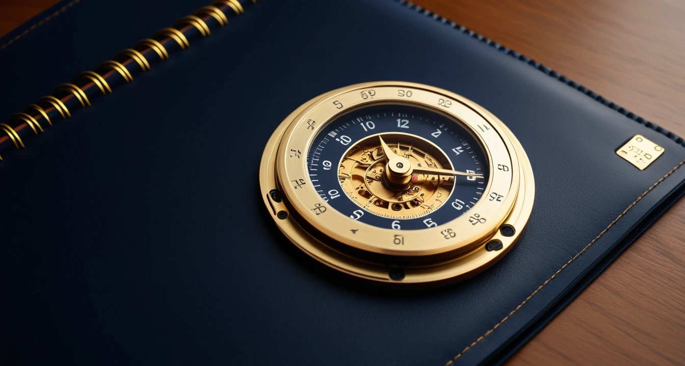 concept of an elegant brass vault dial a 1