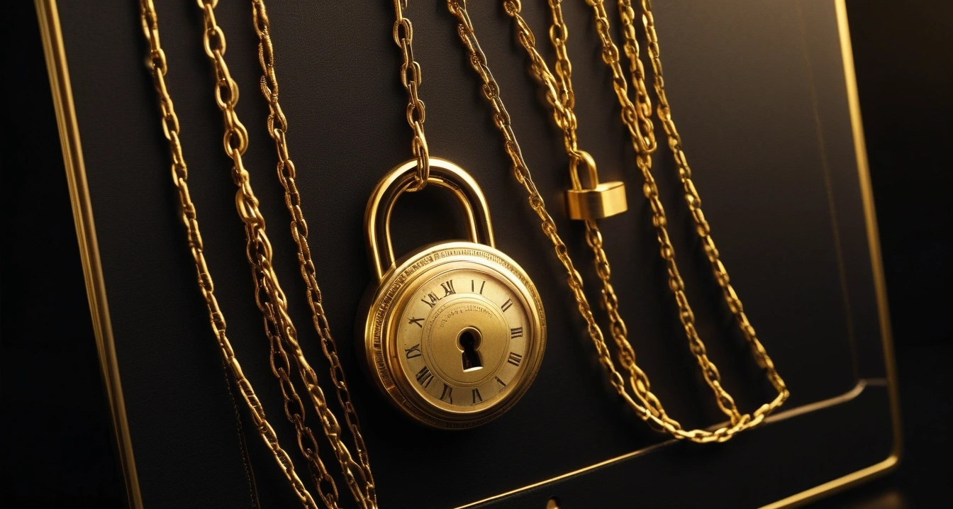 concept of an ornate brass vault dial a 1
