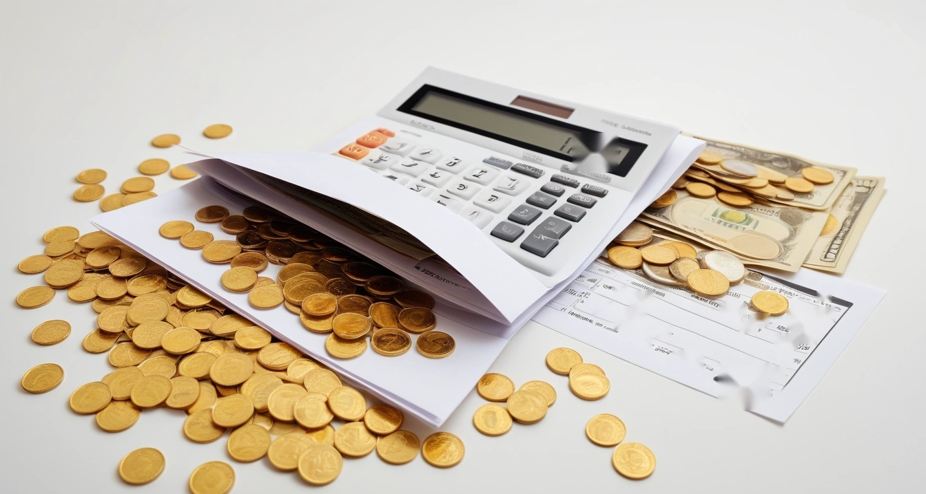 concept of banknotes inside a document e 1