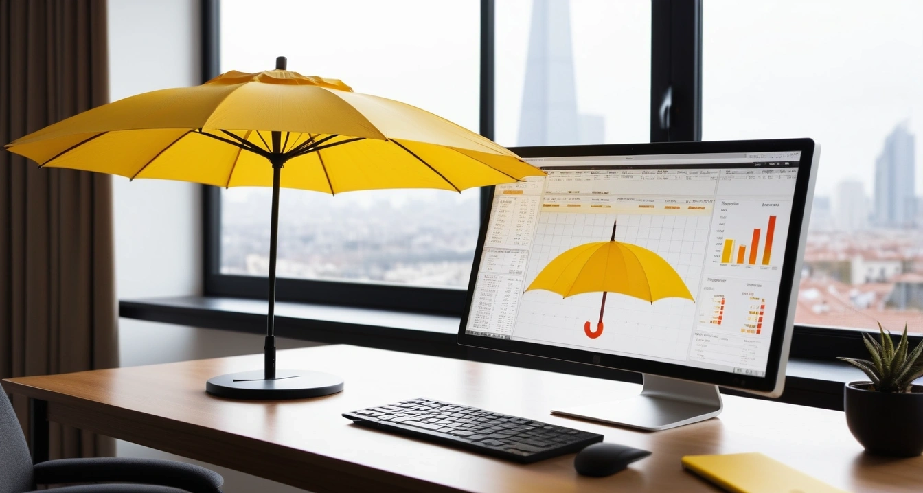concept of yellow umbrella deduction yel 1