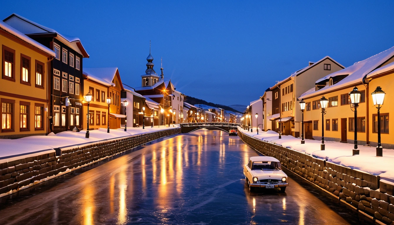 15 hokkaido winter scene otaru 2