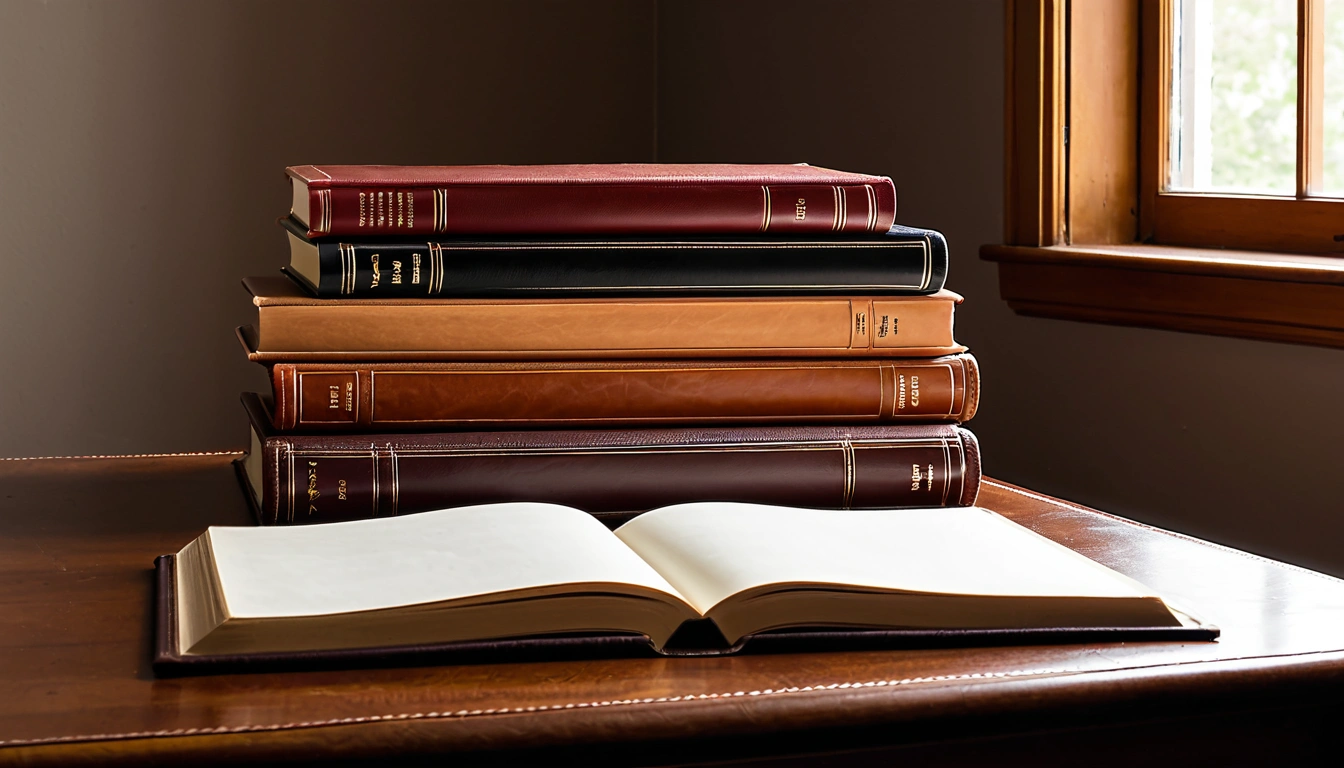 2 3 a blank leather portfolio an 2