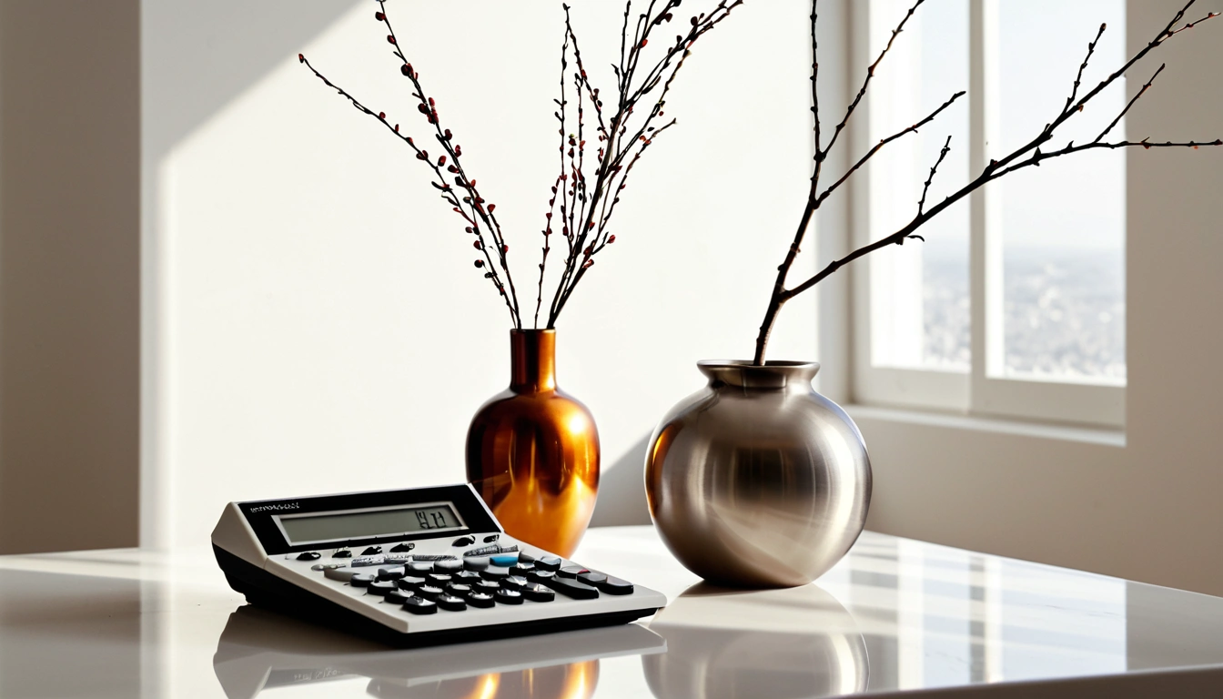 2 3 a modern metallic calculator 2