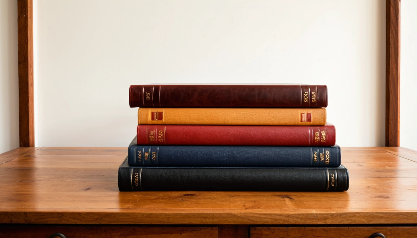 2 a blank leather portfolio wi 2