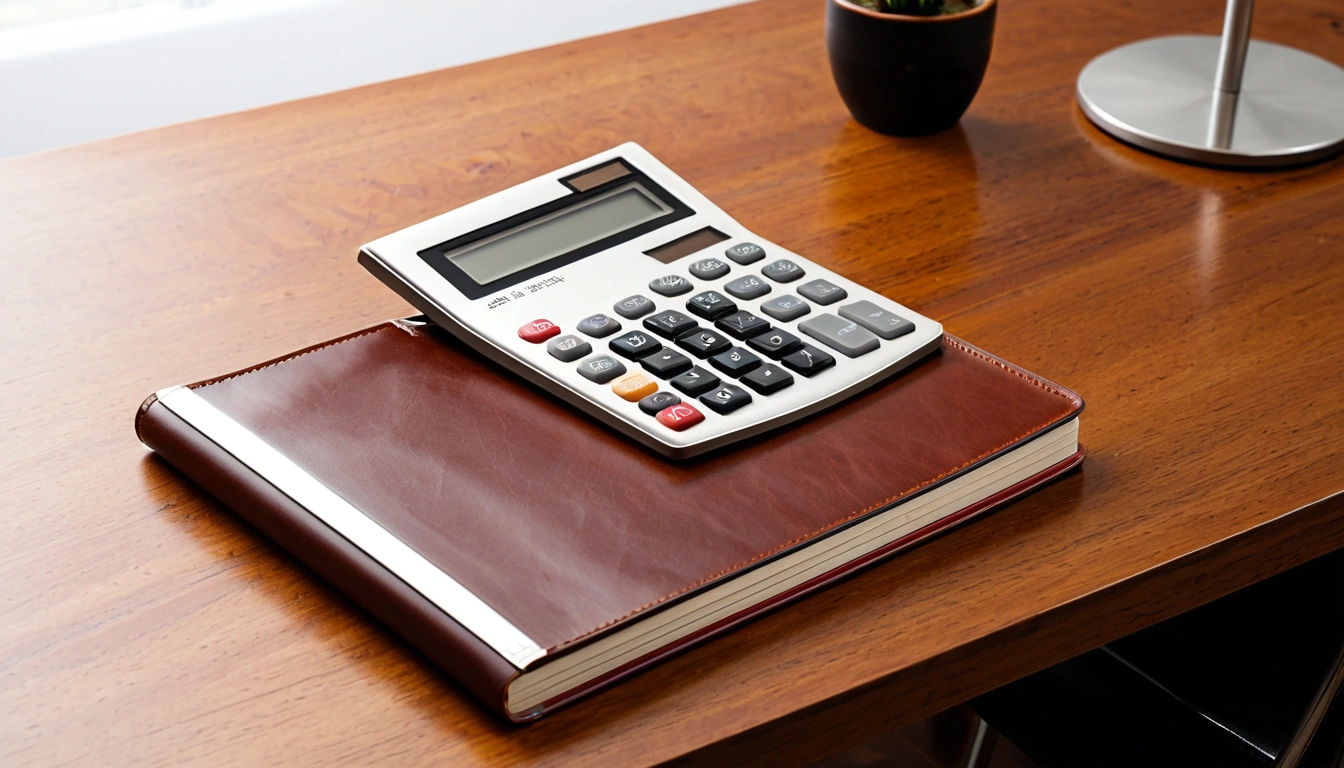 20 a modern metallic calculator 1
