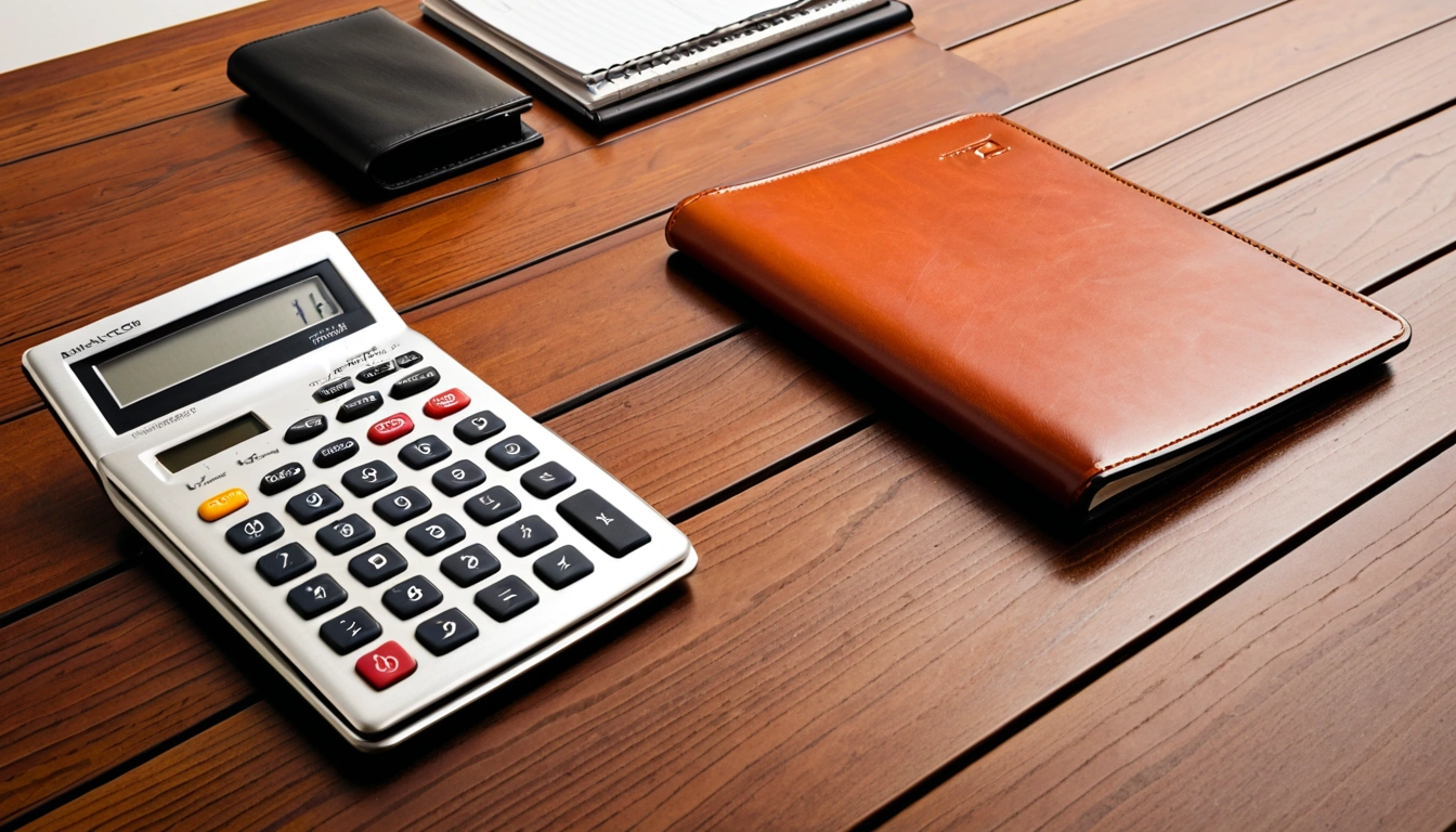 50 a modern metallic calculator 1 8