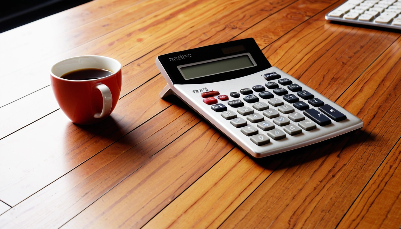 50 a modern metallic calculator 3