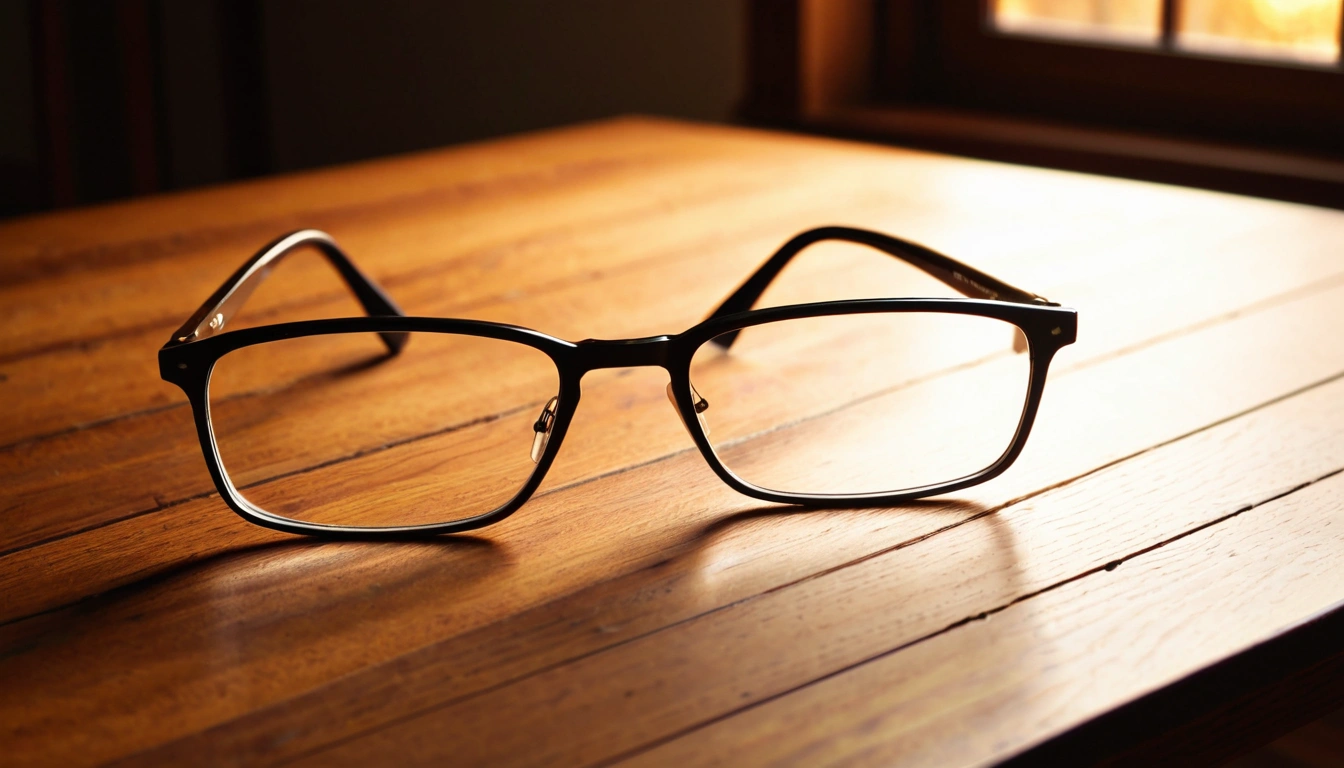 65 70 a pair of eyeglasses on a wo 2