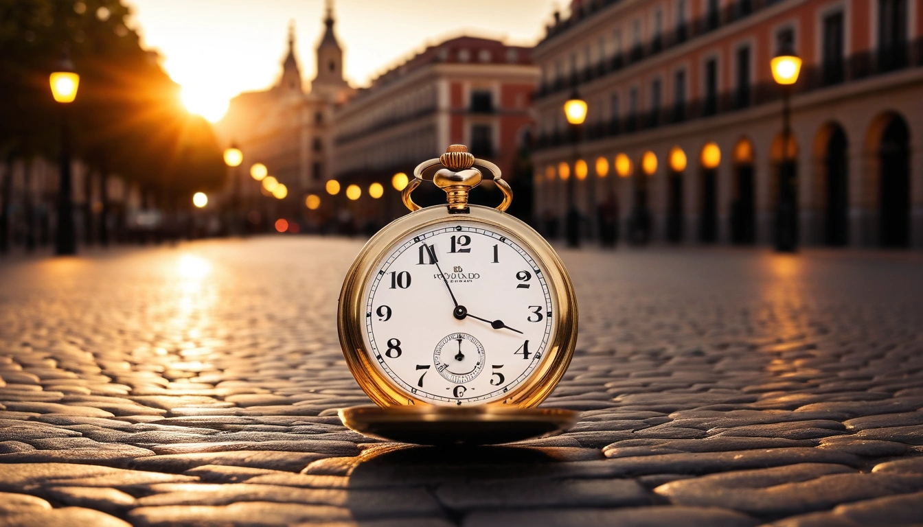 classic vintage brass pocket watch besid 1