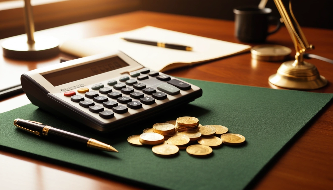 concept of a premium modern calculator s 1