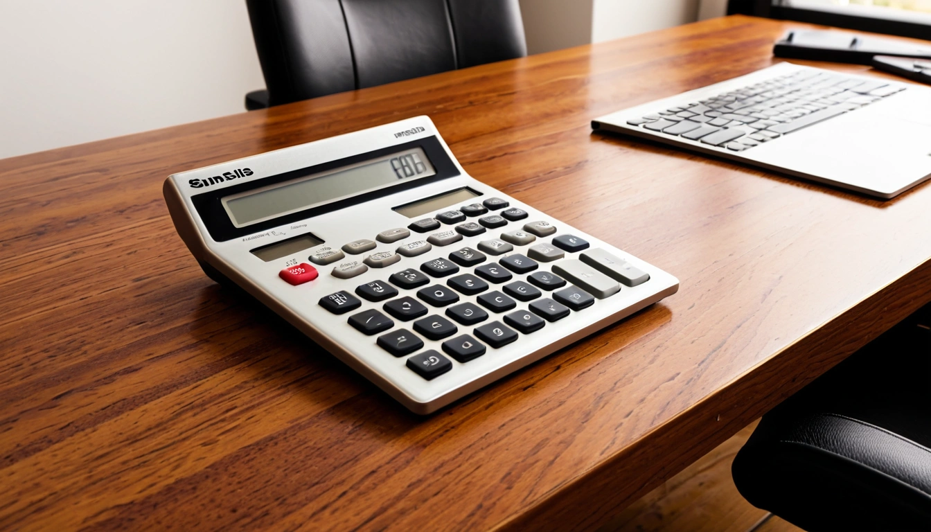 esta a modern metallic calculator 2