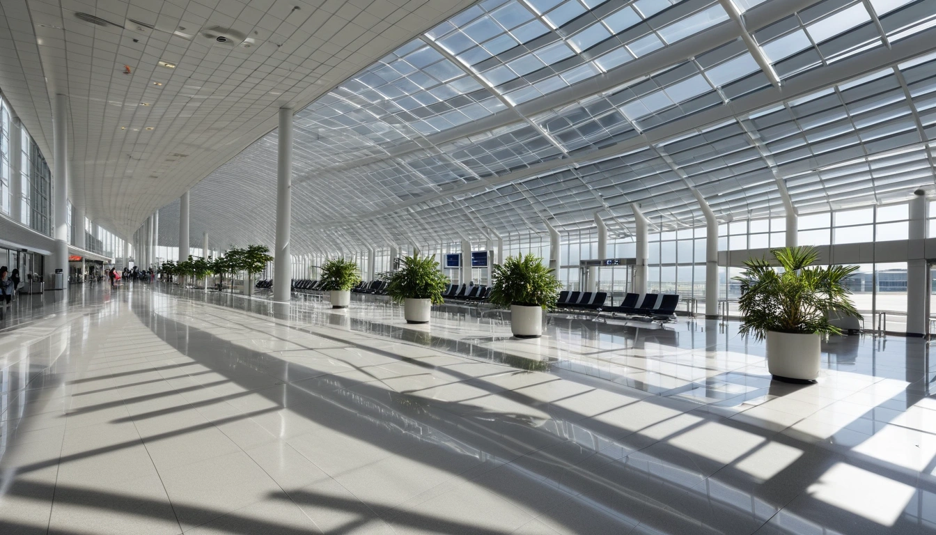 fukuoka apri modern glass walled airport 3