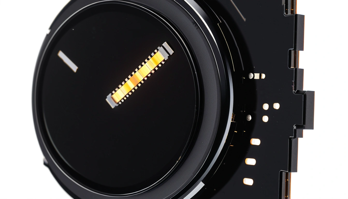galaxy watch macro shot of a glowing micr 2