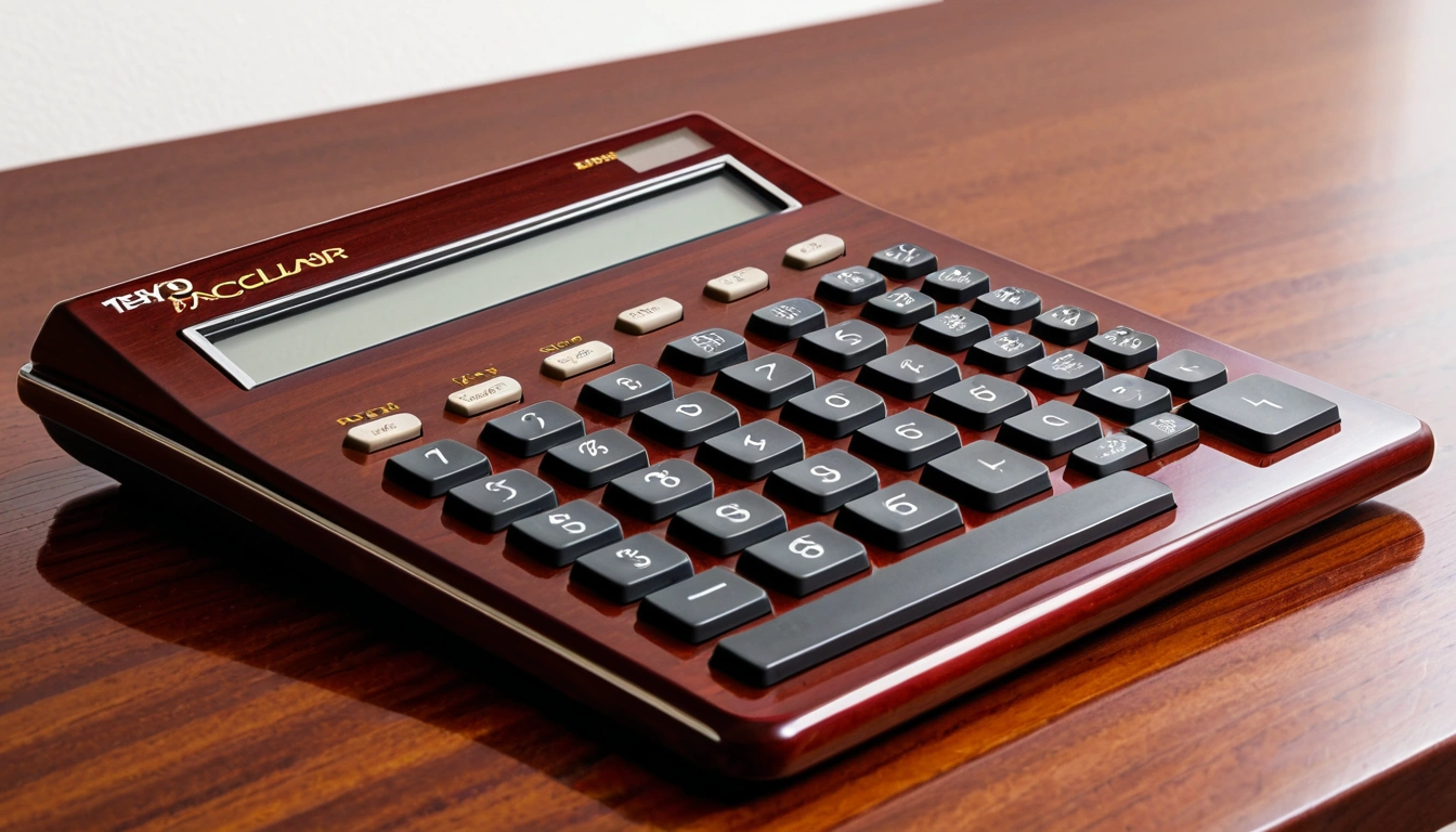hole in one a modern metallic calculator 2