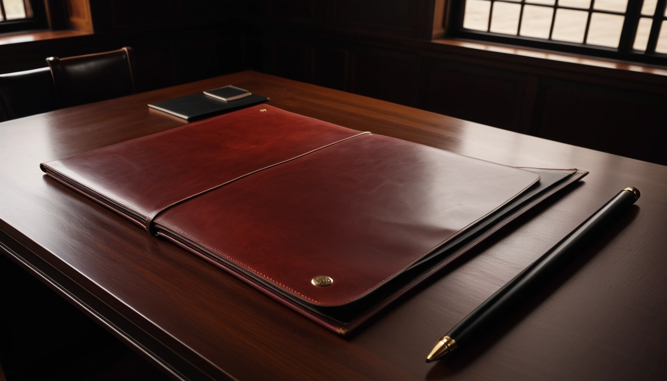how often to leather portfolio resting on 2
