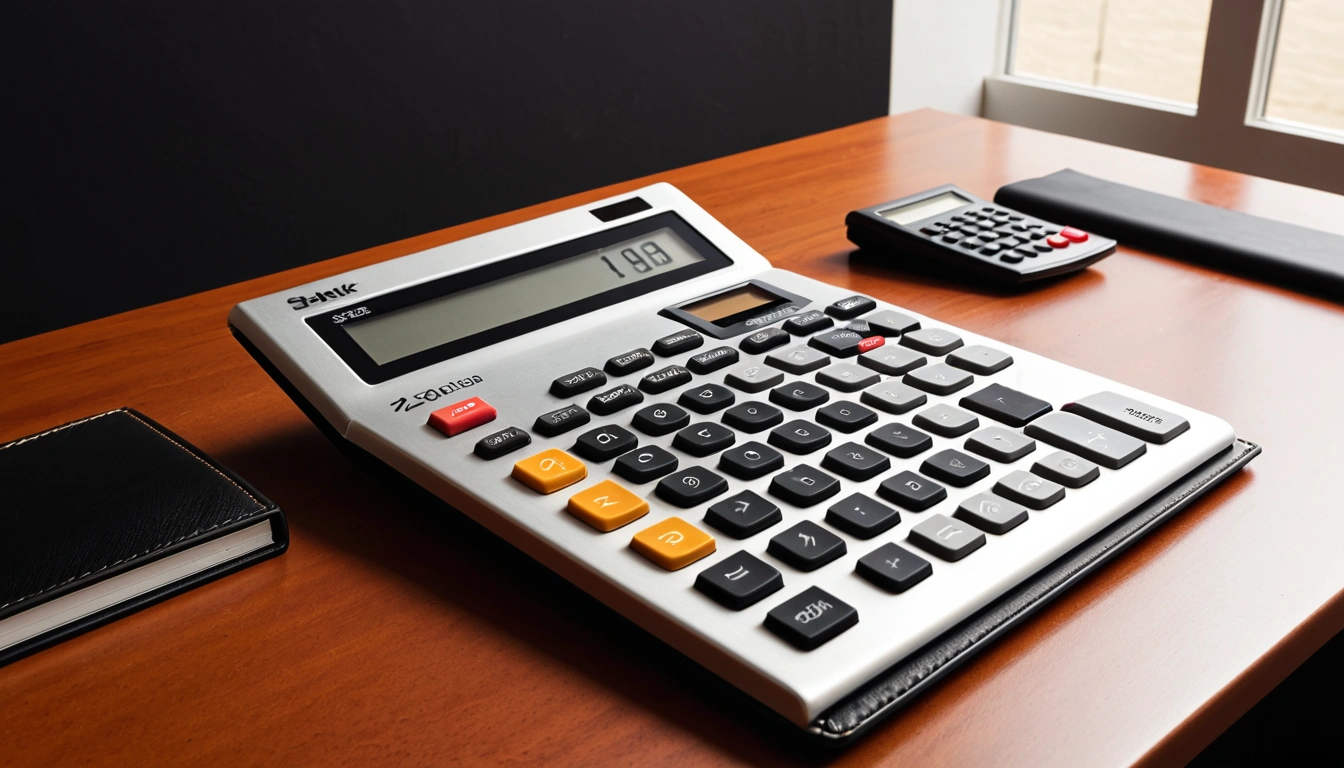 lh a modern metallic calculator 3