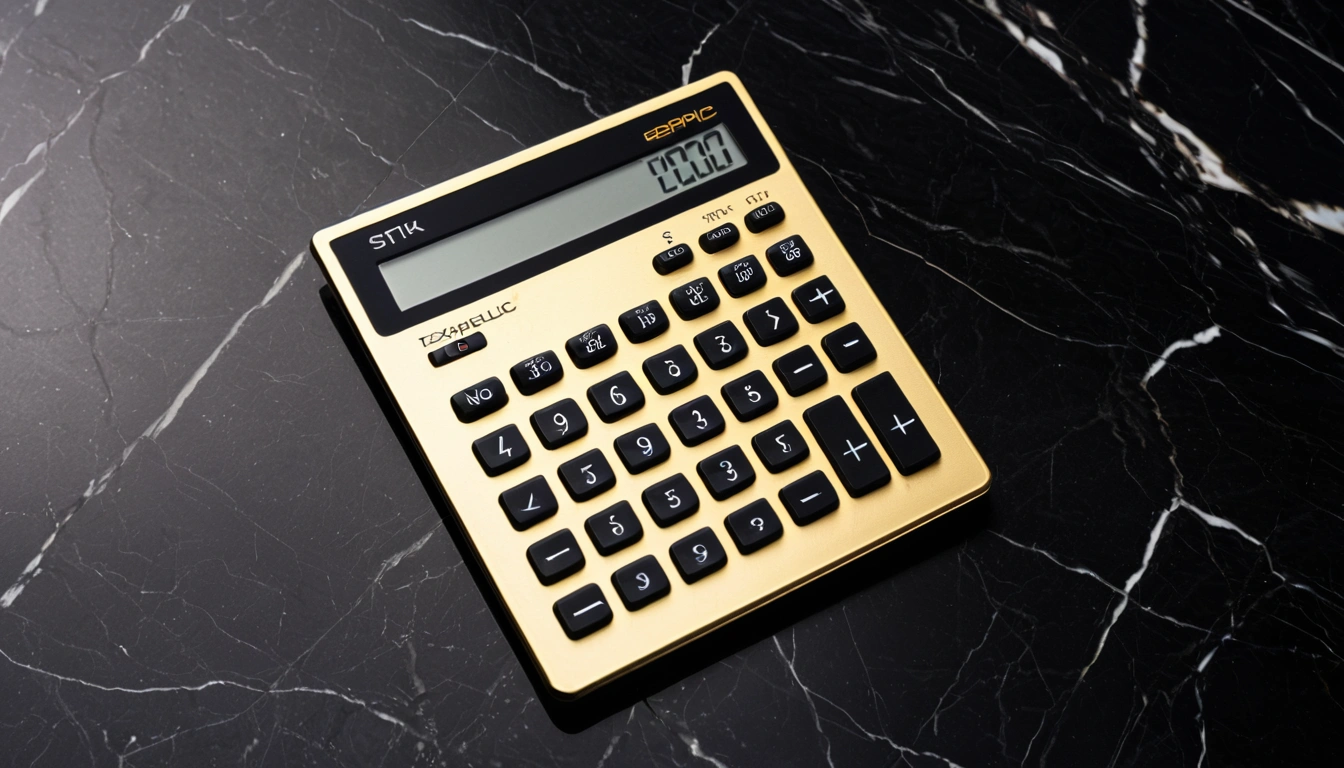 long term ho a modern metallic calculator 2