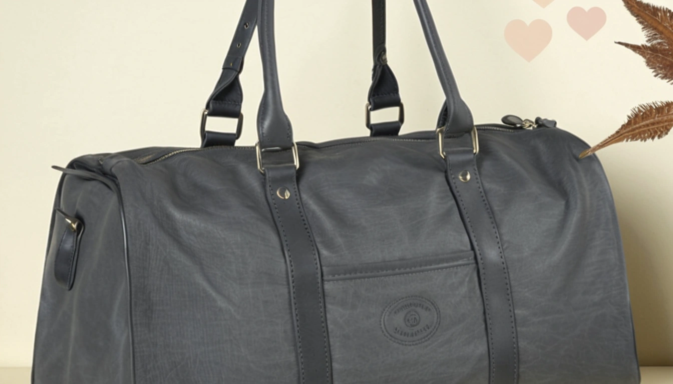 open vintage leather suitcase neatly pac 3