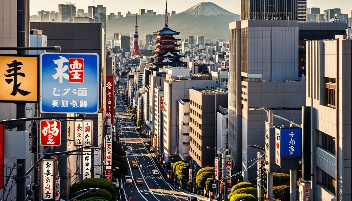 p101 scenic street view of tokyo 2