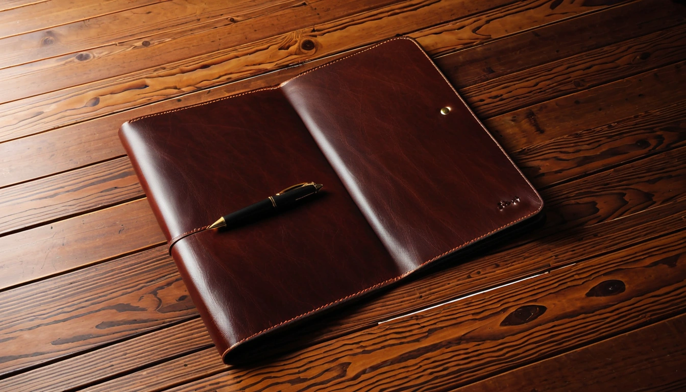 p111 a blank leather portfolio wi 2
