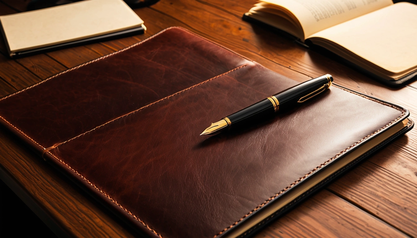 p134 a sleek fountain pen resting 1