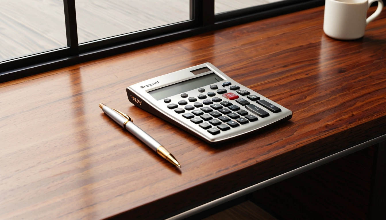 p136 a modern metallic calculator 1