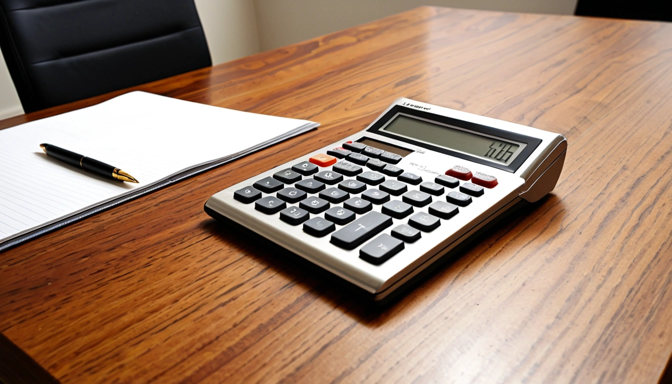 p141 a modern metallic calculator 1