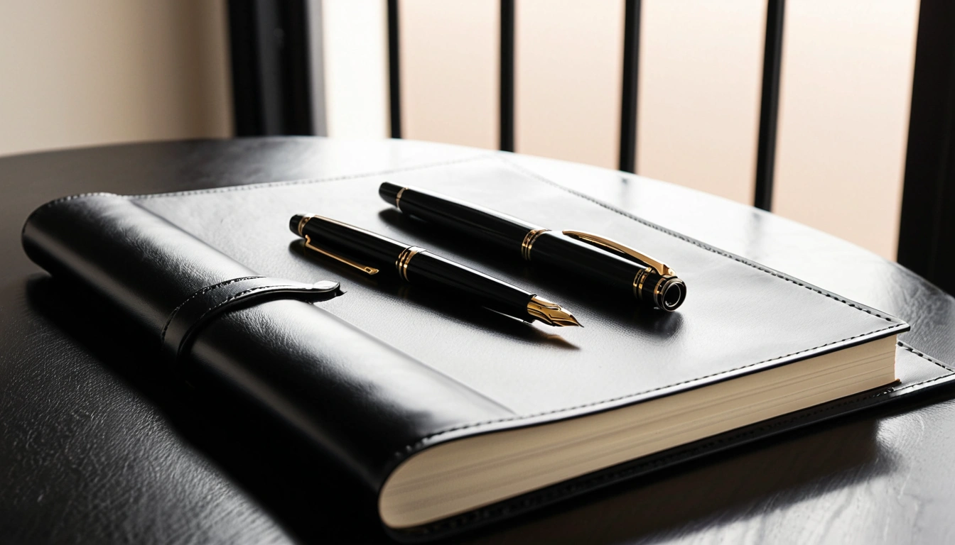 p156 a sleek fountain pen resting 1
