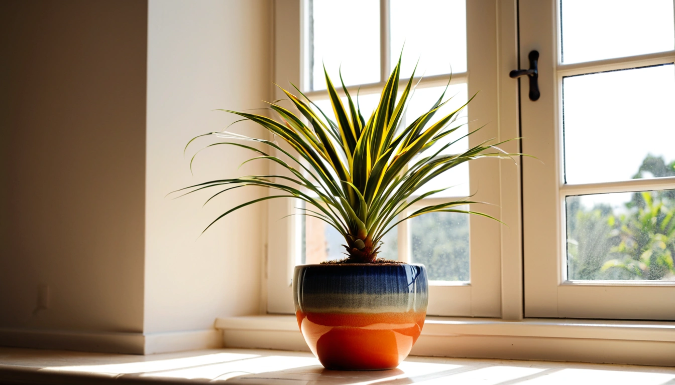 p156 a sunlit indoor plant in a c 3