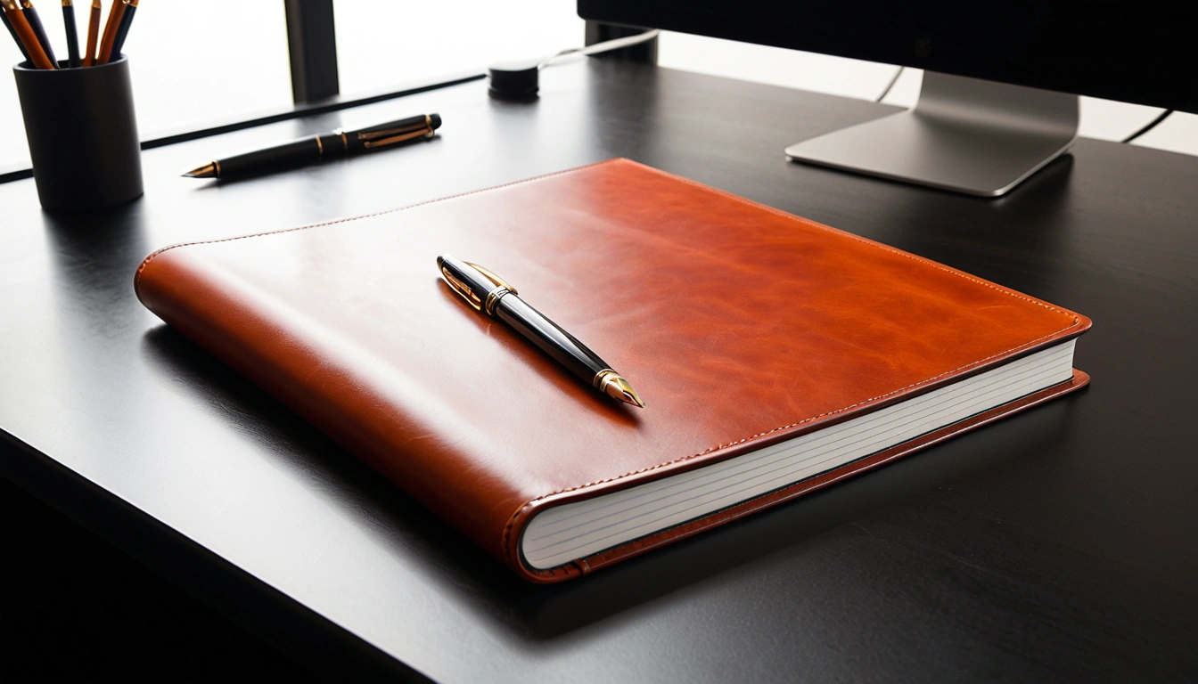 p170 a blank leather portfolio wi 2