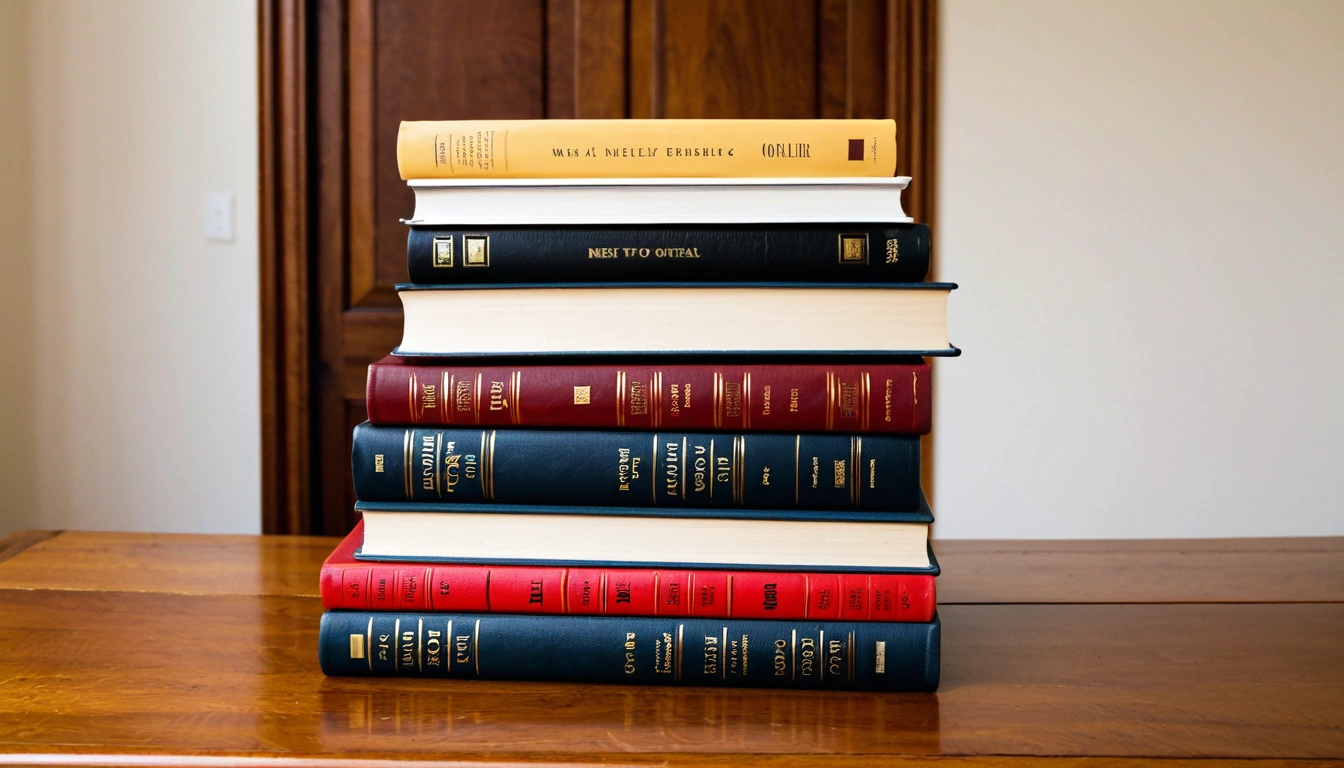 p172 neatly stacked hardcover boo 3