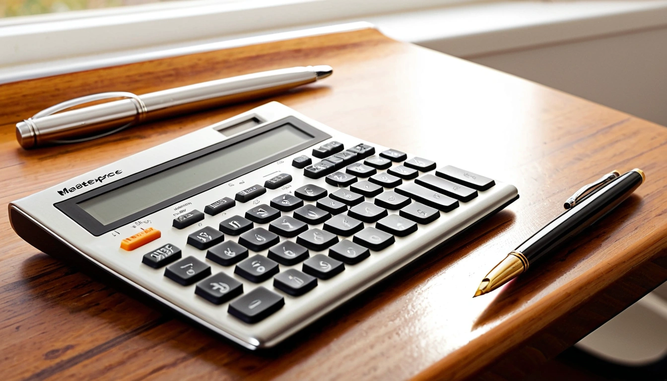 p190 a modern metallic calculator 1