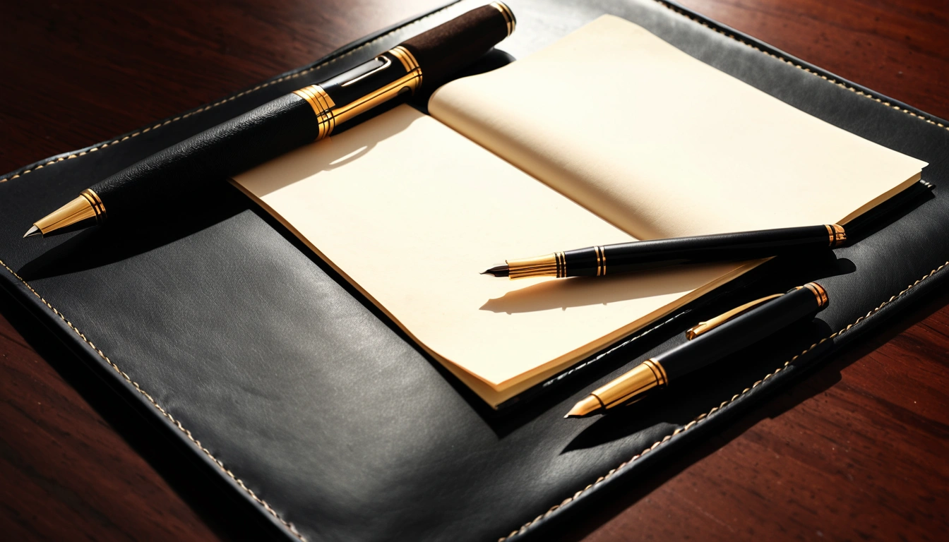 p236 a sleek fountain pen resting 2
