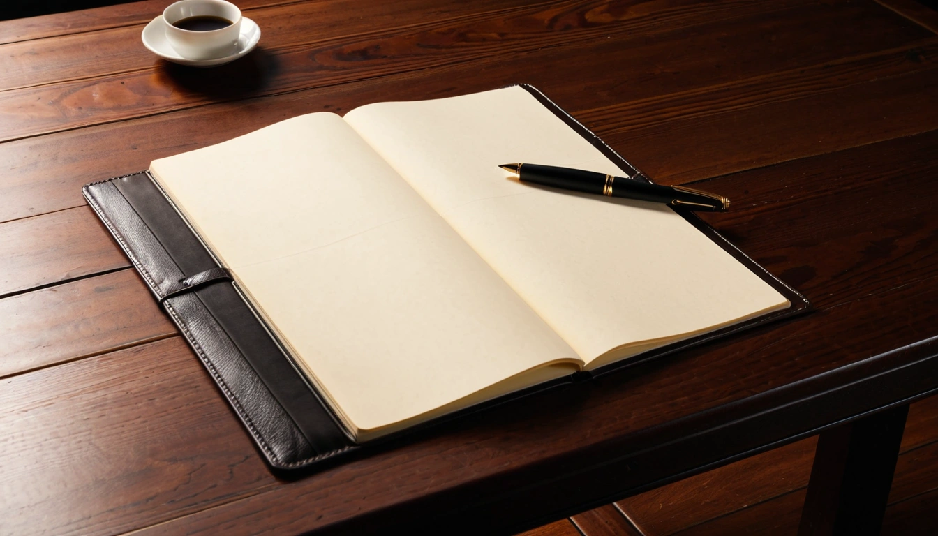 p258 a blank leather portfolio an 3